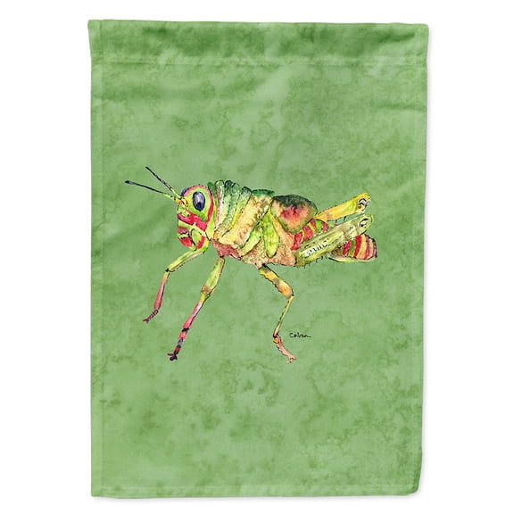Grasshopper on Avacado Garden Flag