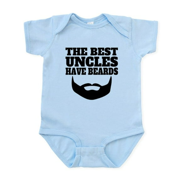 CafePress - The Best Uncles Have Beards Body Suit - Baby Light Bodysuit, Size Newborn - 24 Months