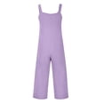 thumbnail image 4 of Nmmued Overalls for Women Loose Fit, Baggy Overalls for Women, Wide Leg Overalls for Women, Casual Jumpsuits for Women, Loose Jumpsuits for Women, Purple 3XL, 4 of 5