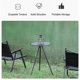 thumbnail image 2 of Mini Table Portable Mini Tea Coffee Desk Tripod Table Desk for Camping Hiking Backpacking Fishing, 2 of 4