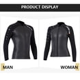 thumbnail image 3 of Toystoory Trajes de neopreno Traje de buceo dividido Secado rápido Mantener el calor Reemplazo de pieles de buceo deportivas transpirables para Deportes acuáticos Mujer/Negro S, 3 of 6