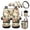 Hummingbird Spring Flower, variant on Jeiento Hummingbird Car Seat Covers Set of 12 Steering Wheel Cover Seatbelt Cushion Pad Trash Bin Car Vent Organizer Pouch Spring Flower Cup Holder Wristlet Keychain for SUV Van Sedan