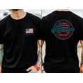 thumbnail image 2 of America Flag shirt, 4th of July Shirt, Retro USA Graphic Tee, Star American Graphic Tee, Retro USA Shirt, Red White and Blue, Amerikan Men, 2 of 5