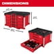 thumbnail image 3 of Caja organizadora de herramientas Milwaukee Packout de 4 cajones 48-22-8444, 3 of 6