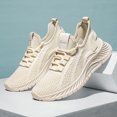 thumbnail image 4 of Zapatos para correr Moda Senderismo Zapatos para mujer para gimnasio Viajes Trabajo (37 Beige) Wdftyju  Tenis De Mujer Tenis De Hombre, 4 of 5