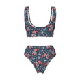 thumbnail image 5 of Daiia Gnome Love USA Women's Bikini Set Two Piece Swimsuit High Waisted Bikini Adjustable Straps Bikini Perfect for Beach, Pool, and Summer Vacation-Large, 5 of 9