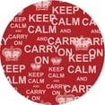 thumbnail image 1 of Ahgly Company Machine Washable Indoor Round Transitional Light Coral Pink Area Rugs, 8' Round, 1 of 7