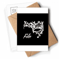 thumbnail image 1 of Headed Dark  Head Cool Postcards Envelopes Blank Note Cards Mailing, 1 of 4