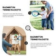 thumbnail image 3 of Phenofice 2pcs Tennis Rackets for Kids Plastic Lightweight Outdoor Sports, 3 of 5