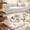 White, variant on MoonSpeak 78.7''Sleeper Couch Bed for Livingroom,Convertible Modular Sofa with Armrest Pillow,Modular Fldable Corduroy Couches in a Box,No Assembly (White)
