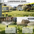 thumbnail image 4 of Watering Timer, Leakage Proof Sprinkler Timer 2 Zone Programmable  for Lawn Yard Pool, 4 of 7