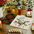 thumbnail image 5 of Hxlamzoo Christmas Plastic Placemats - Non-Slip Waterproof Heat Insulating Table Mats for Holiday Decorations & Festive Dining, 17.72x12.99in Multicolor, 5 of 6