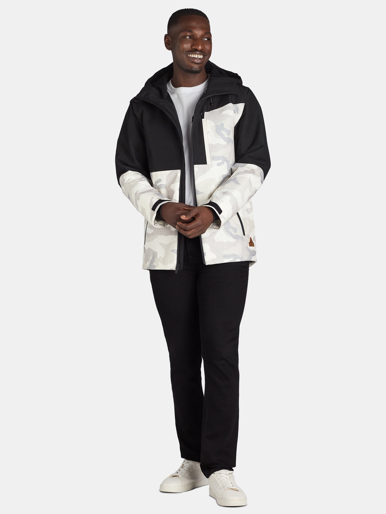 Tec-One Men’s Colorblock Ski Snowboard Hooded Jacket, Heavyweight, Sizes S-2XL