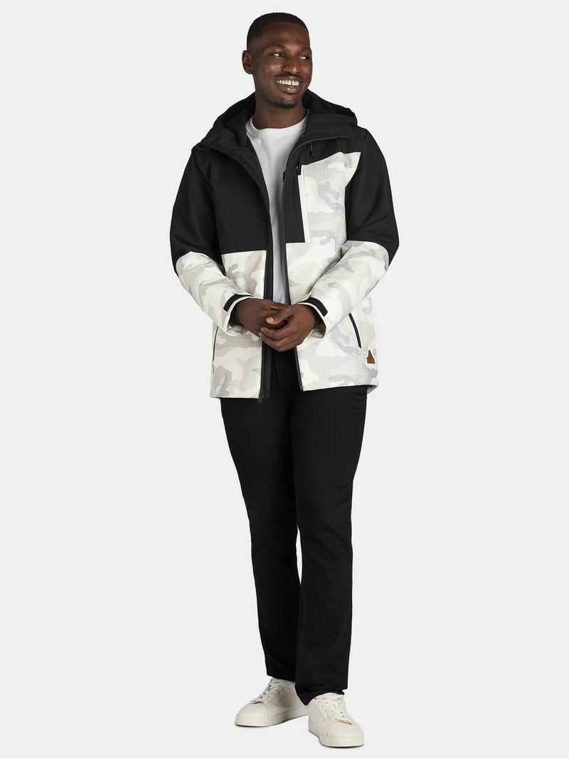 TEC-ONE Men's Hooded Water-Resistant Insulated Ski Jacket