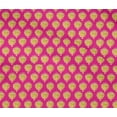 thumbnail image 4 of oneOone Cotton Flex Fabric Floral & Flying Swan Block Print Fabric BTY 40 Inch Wide, 4 of 4