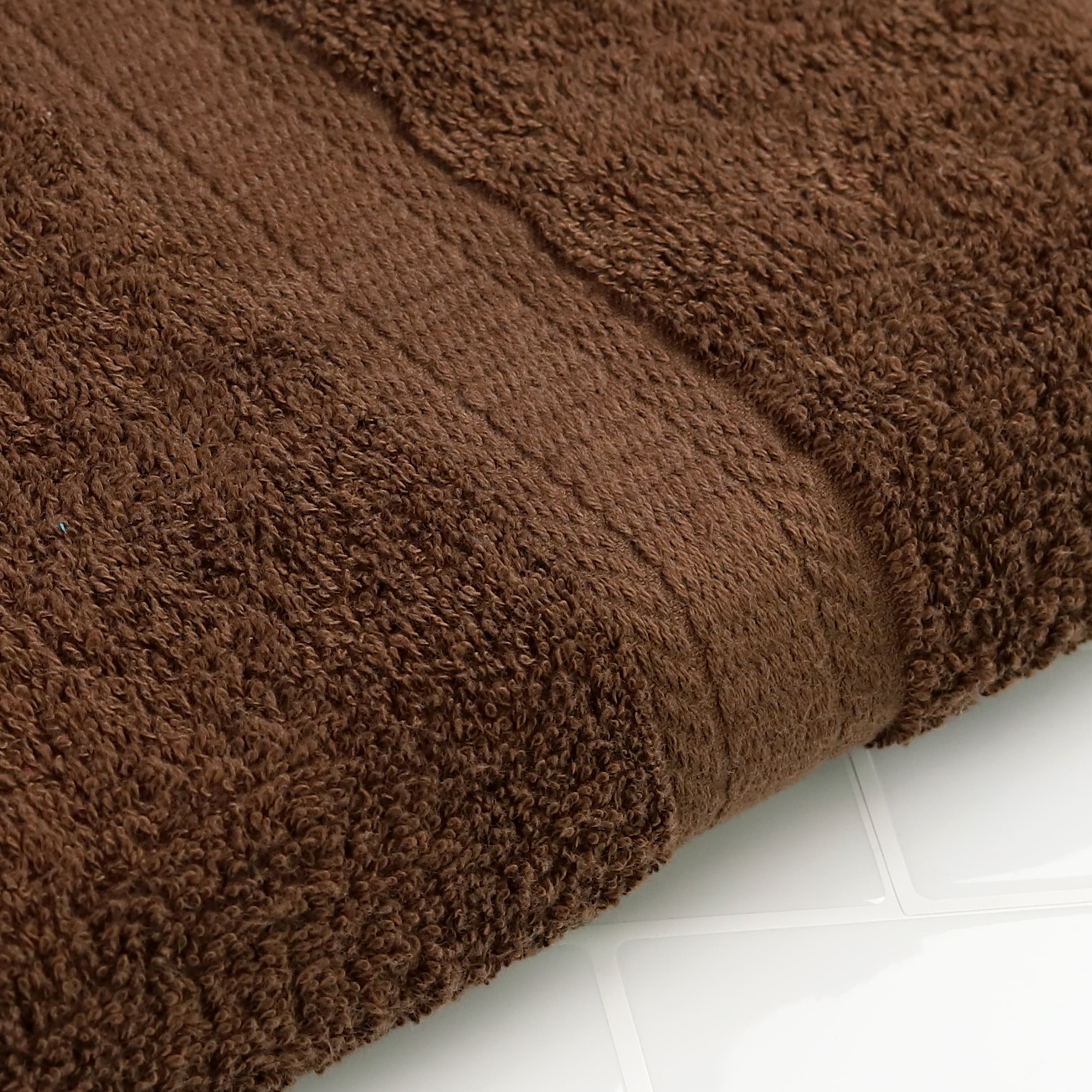 Mainstays Solid Bath Towel, Brown Basket