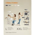 thumbnail image 6 of 81.1"H Cat Tree Cat Tower for Indoor Cats, Plush Multi-Level Cat Condo with Scratching Posts, Perches, Caves, Hammock, Cream White, 6 of 7