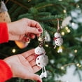 thumbnail image 5 of Christmas Tree Ornaments Hwkond Christmas Tree Hanging Decorations Angel Christmas Plush Snowman Doll Small Figurines Up To 30% Off, 5 of 6