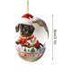 thumbnail image 3 of Percha para coche con forma de perro de Navidad, producto de borde, decoracin navideña, percha acrlica para coche, percha para el hogar, 3 of 6