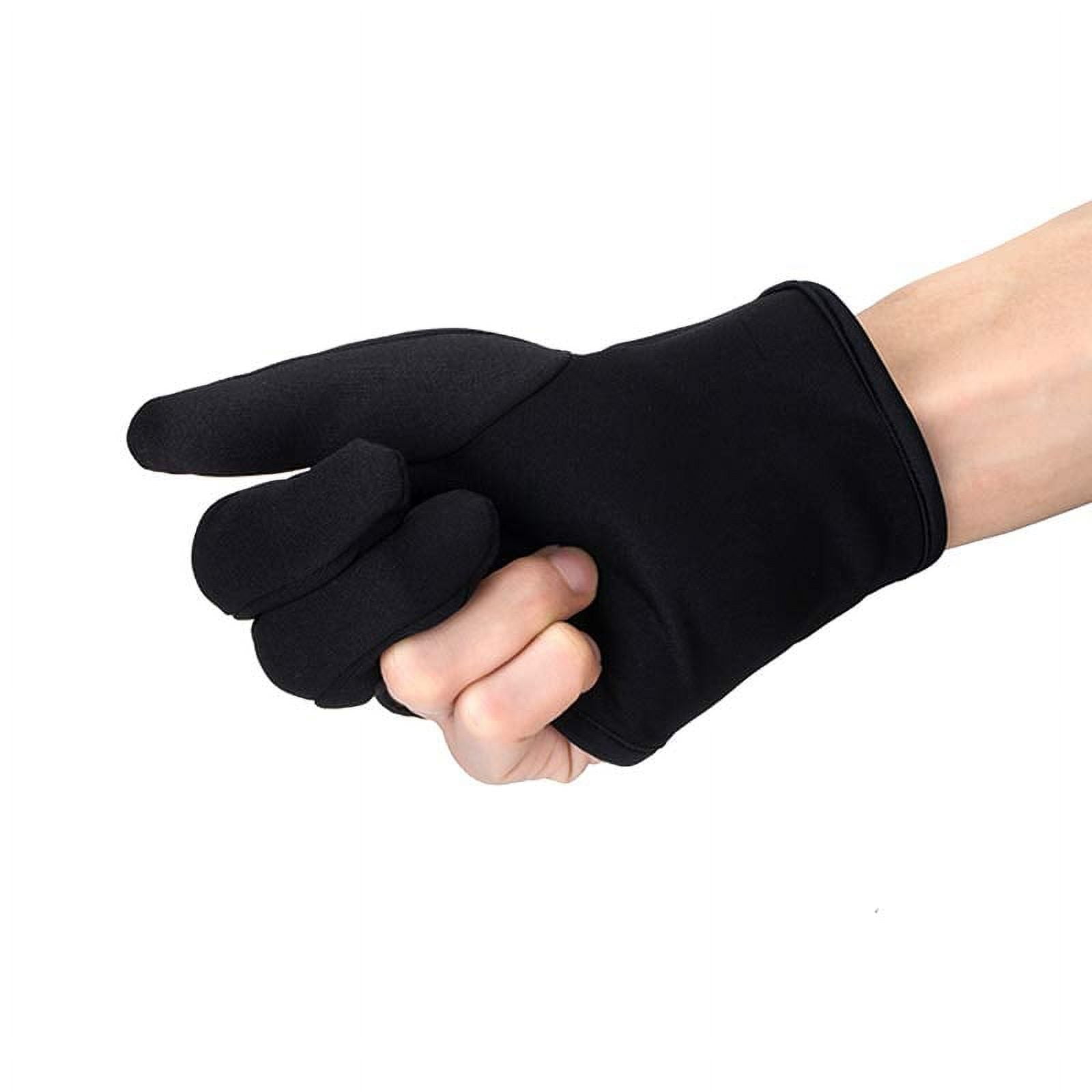 Heat Resistant 3 Finger Mittens For Barber Hair Styling And - Temu