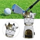thumbnail image 5 of Funda para cabeza de driver Cow Driver, funda para cabeza de fairway, funda para cabeza de híbrido, cabeza de palo de golf Oro, 5 of 9