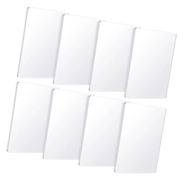 8 planchas de impresión de silicona para monotipia, suministros profesionales para grabado, herramientas de pintura para manualidades, arte y diarios. 5x7 pulgadas