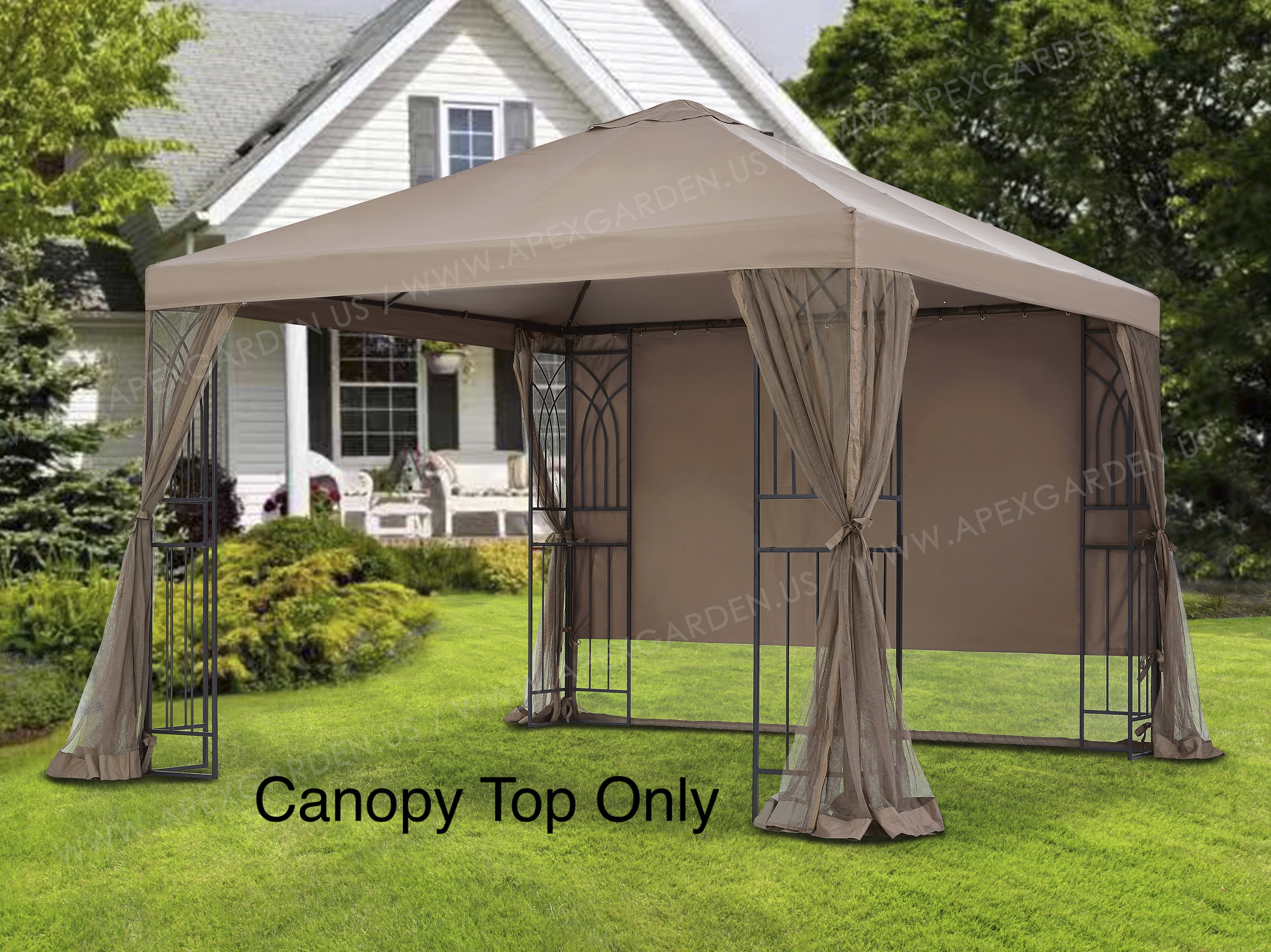 APEX GARDEN Replacement Canopy Top for Symphony 10' x 10' Single-Tier Gazebo (YH-20S067HD)