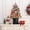Large Square Frame, variant on 3 ft Pre-Lit Snow Flocked Artificial Christmas Tree - Battery Operated, Timer, 78 Dual-Color LED Lights, Bracket Box Base