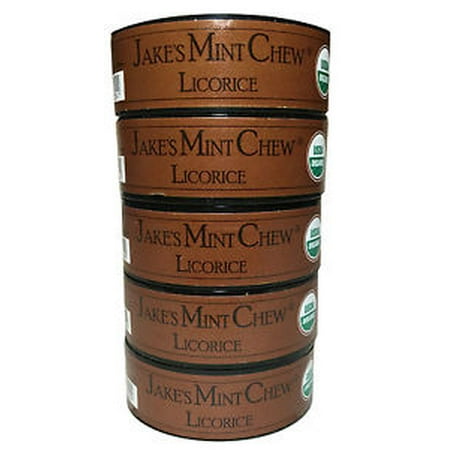 Jake's Mint Chew - Licorice - 5 pack - Tobacco & Nicotine