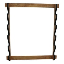 Rush Creek Creations 5-Gun Wall Rack American Cherry Finish