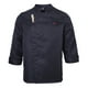 thumbnail image 1 of Chaqueta clásica negra/blanca, uniformes de cocina para restaurante de panadería, abrigo de cocinero Negro l jinwen Chaqueta de chef unisex, 1 of 8