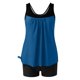 thumbnail image 5 of Traje de baño de 2 piezas para mujer, trajes de baño para mujer, traje de baño de dos piezas con tirantes y diseño de bloques de color liso para mujer, vestido de baño para mujer, 5 of 6