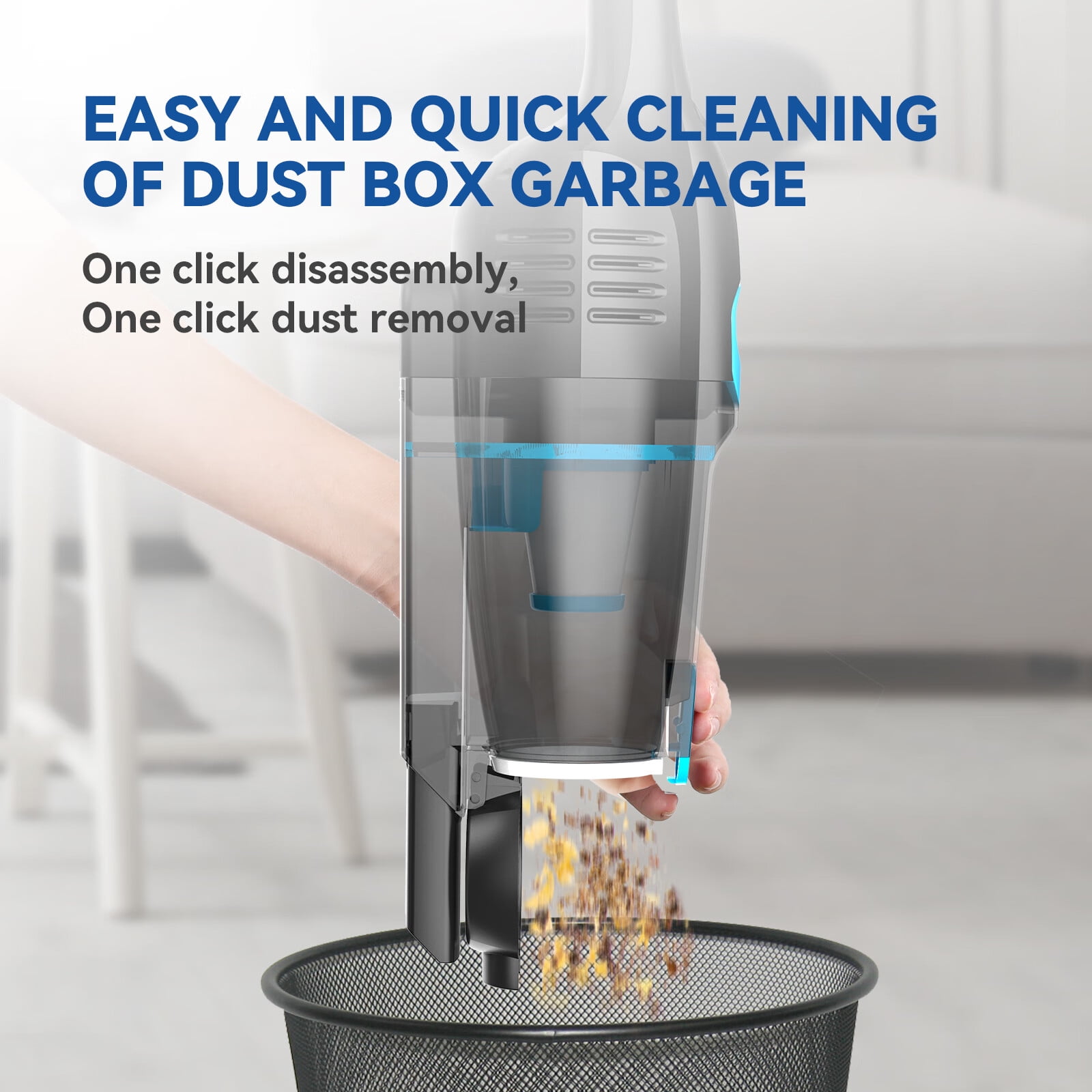 INSE Corded Vacuum Cleaner, Ultra-Lightweight Bagless INSE Corded Vacuum Cleaner, Ultra-Lightweight Bagless