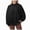 R554-Black, variant on Mock Neck Sweatshirt Women Fall Oversized Turtleneck Lightweight Pullover Teens Long Sleeve Sweatshirts,Orange,XXL