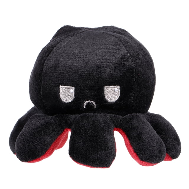 Jouet en Peluche Pieuvre Retournable, Jouet en Peluche Réversible Double Face, Poupée Mignonne, Jouet Convenant aux Enfants Garçons Filles Anniversaire