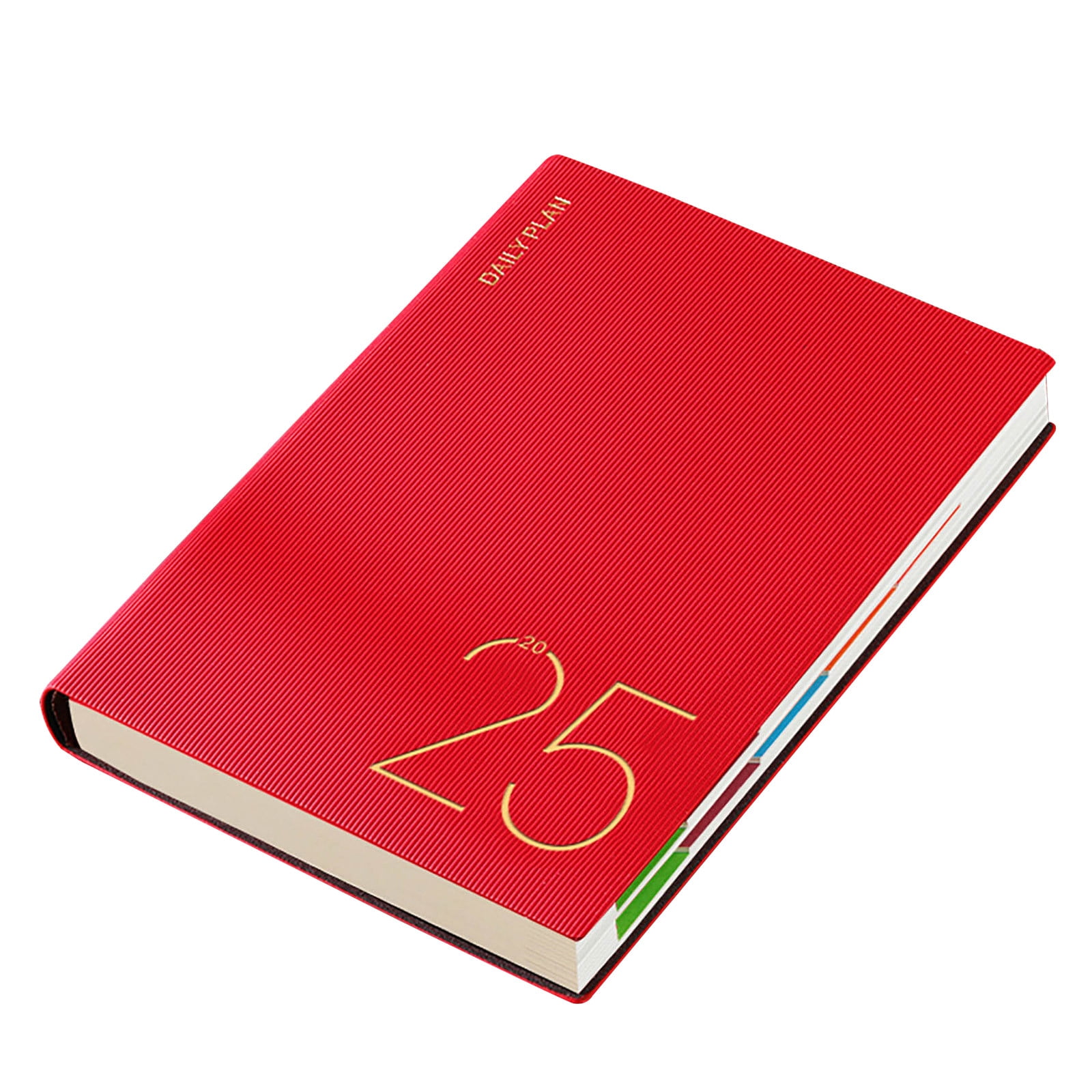 Weekly Planner Notebook Hardcover Calendar Planner With Monthly Tab 80Gsm Thick Paper Daily Planner 365-Day Office Plan