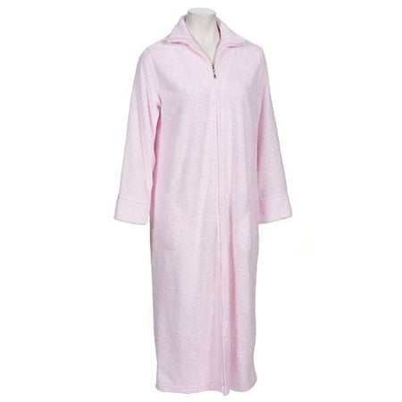 Women's Zip-Front Plush Robe