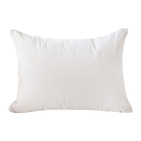 Sadie Ivory Rectangular Outdoor Throw Pillow