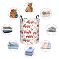 thumbnail image 4 of Balery Tractor With Farm Animals Cesta de ropa redonda con asas, impermeable, independiente, para ropa, juguetes, dormitorio y familia-Medium, 4 of 6