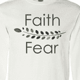 thumbnail image 4 of Inktastic Faith Over Fear with Laurels Long Sleeve T-Shirt, 4 of 5