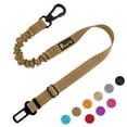 thumbnail image 2 of Plutus Pet Dog Seat Belt for Car, Adjustable with Carabiner Clip, Brown, 2 of 7