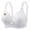 White#packs bras for women, variant on FAVIPT Womens No Wire Bras Floral Print Wireless Bra Push Up Comfort Soft Underwear Breathable Daily Senior Bra 2025 Wine,XXXL