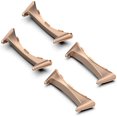 thumbnail image 1 of KOMI 2 Pairs Compatible for Google Pixel Watch 2 Connector, 20mm Stainless Steel Replaceable Connection Adapter for Google Pixel Watch Accessories, Pixel Watch Band Connector Adapter (Rose Gold), 1 of 5