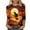 ZQR3-Multicolor, variant on VKOYWKM Halloween Tops for Women 3/4 Sleeve Witch Print T Shirts Halloween Tunic Tops Loose Fit Crew Neck Party Blouse