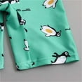 thumbnail image 6 of ATOGUTA Swimsuit Kid Long Sleeve Rash Guard One Piece Swimsuits with UV Protection Sunsuit Size 0-4T, Green, 6 of 6