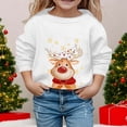 thumbnail image 2 of HNMKIU Sweatshirts Col Rond Filles Automne et Hiver Imprimé de Noël Col Rond Manches Longues Décontracté Sans Capuche, 2 of 4