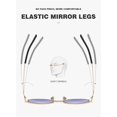 thumbnail image 3 of Lunettes de Soleil Rondes Mode Rue Hip-hop pour Hommes et Femmes, Pare-Soleil de Plage Extérieur (Couleur : D, Taille : Medium), 3 of 4
