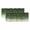 Green, variant on 2 Pack Valances for Windows, Dark Blue Waves Window Valances for Living Room/Bedroom/Bathroom, Modern Minimalism Ombre Sea Waves Light Filtering Kitchen Curtain Valance Window Treatment 42"W x12" L