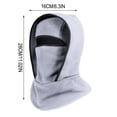 thumbnail image 5 of karymi Warm Winter Face Mask with Neck Cover Integrated Headband Plush Lined for Ski Riding Running Full Face Protection Cold Weather Outdoor Sports Windproof Home Decor Gifts for Men, 5 of 5