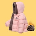 thumbnail image 7 of Cethrio Girls Winter Coats Size 7-8T, Long Sleeve Full Zip Fleece Lining Warm Winter Jackets with Hood Pink, 7 of 7